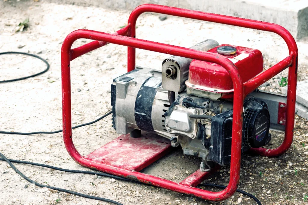 a gas/diesel powered generator