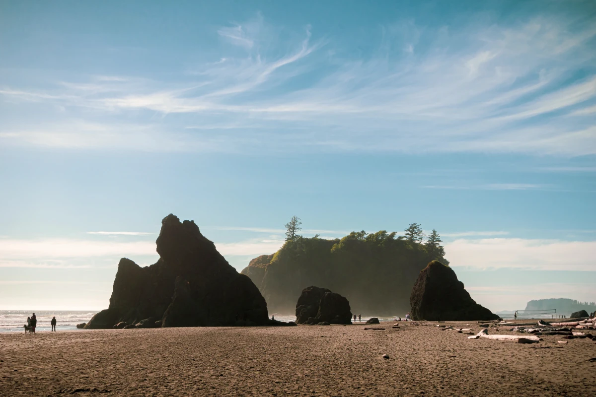 a photo of Ruby Beach on the Olympic Peninsula, Washington