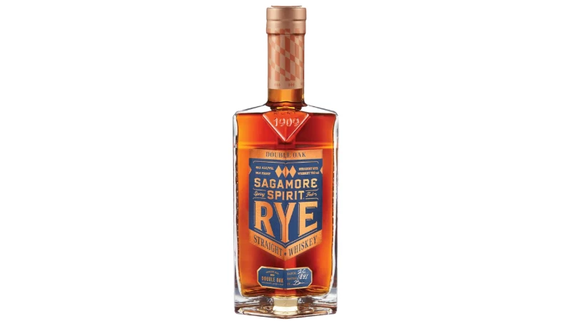 A photograph of a bottle of Sagamore Spirit Rye